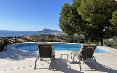 Holiday villa with sea views in Costa Blanca Altea (REF 176)